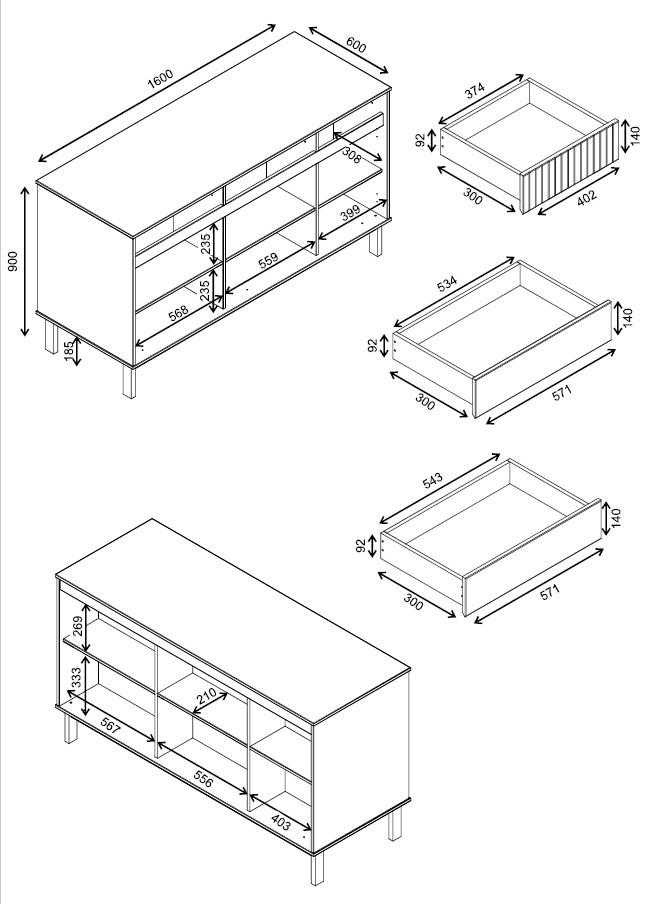 KÜCHENINSEL 160/90/60 cm  in Beige, Hellbraun  - Hellbraun/Beige, Design, Holz (160/90/60cm) - Livetastic
