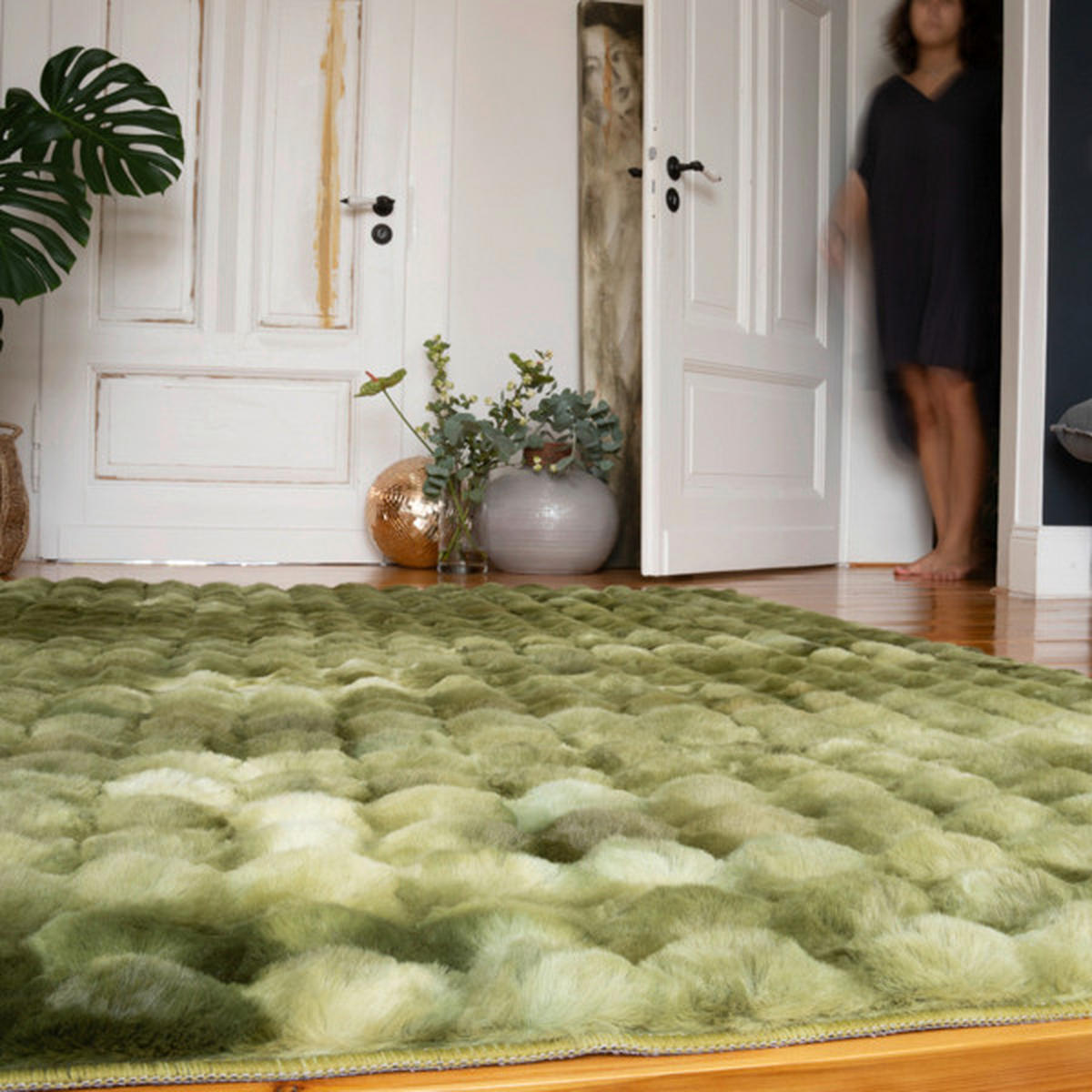 HOCHFLORTEPPICH 40/60 cm My Camouflage  - Grün, Konventionell, Textil (40/60cm)
