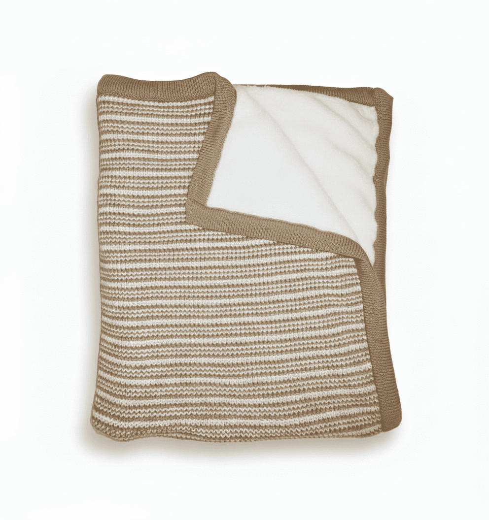SCHMUSEDECKE  80/100 cm  - Naturfarben/Pinienfarben, Basics, Textil (80/100cm) - Patinio