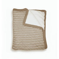 SCHMUSEDECKE  80/100 cm  - Naturfarben/Pinienfarben, Basics, Textil (80/100cm) - Patinio
