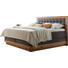 BOXSPRINGBETT 180/200 cm INKL. Matratze - Eichefarben/Braun, Design, Holz/Textil (180/200cm) - Hasena