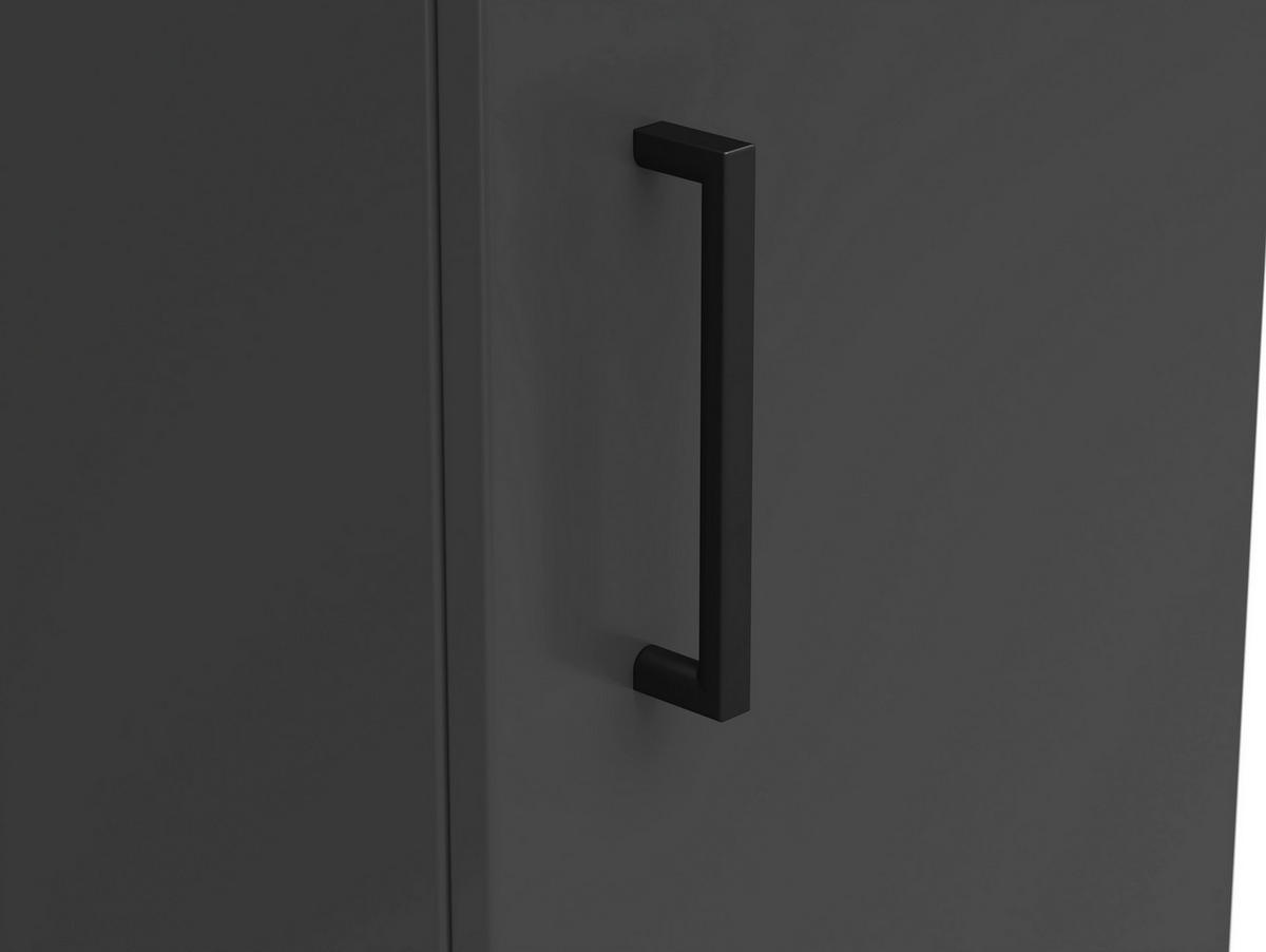 VIŠENAMENSKI ORMAR grafitno siva  30/83/40 cm  - crna/grafitno siva, Moderno, pločasti materijal/plastika (30/83/40cm) - Carryhome