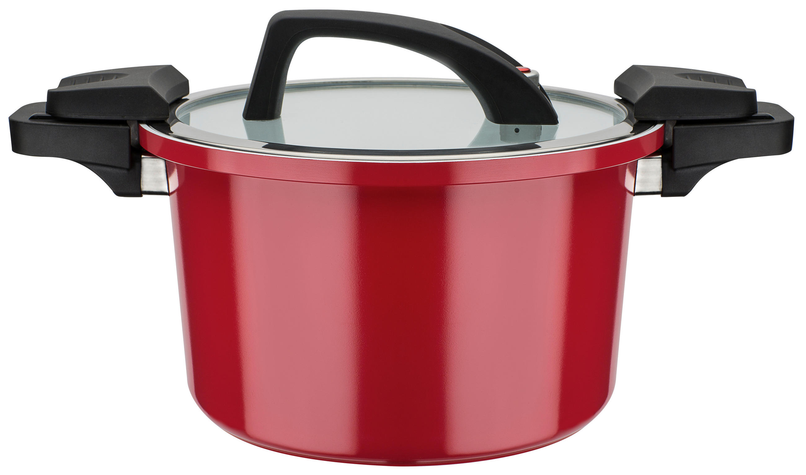 KOCHTOPF Energiespartopf 6 l  - Rot, Basics, Metall (24/16cm) - GSW
