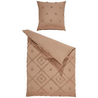 BETTWÄSCHE Renforcé 135/200 cm  - Braun, Trend, Textil (135/200cm) - Ambiente