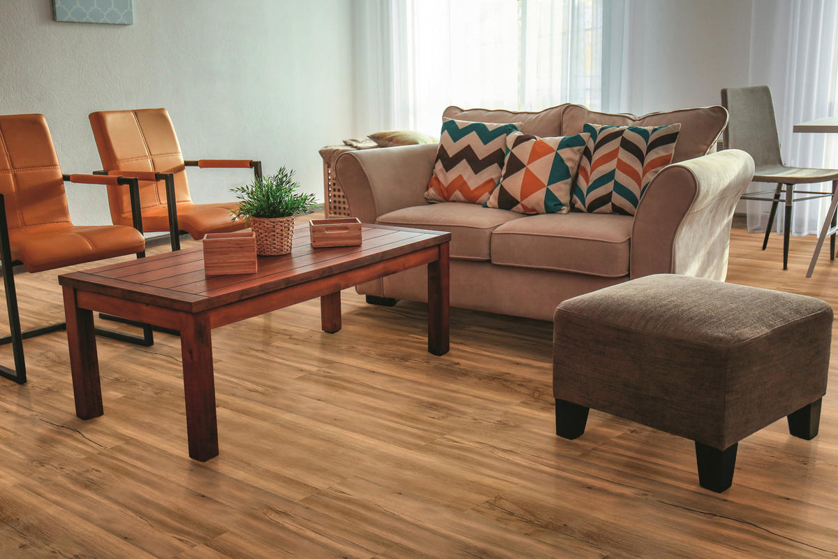 Hydro Wood Eiche Hellbrunn  per  m² - KONVENTIONELL, Holzwerkstoff (123,5/23/0,95cm) - Venda