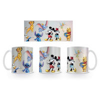 KAFFEETASSE Disney Classics 315 ml  - Weiß, Basics, Keramik (12/8,7/10,5cm) - Disney