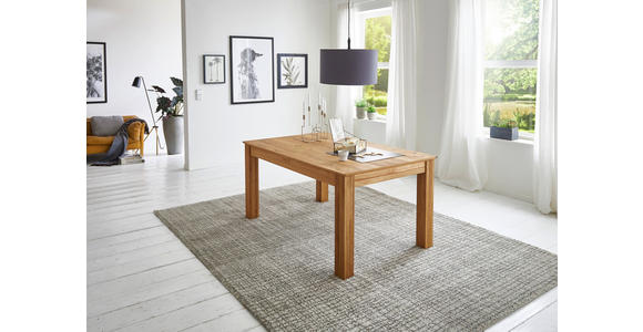 ESSTISCH Eichefarben rechteckig ausziehbar - Eichefarben, KONVENTIONELL, Holz (160-260/100/76cm) - Linea Natura