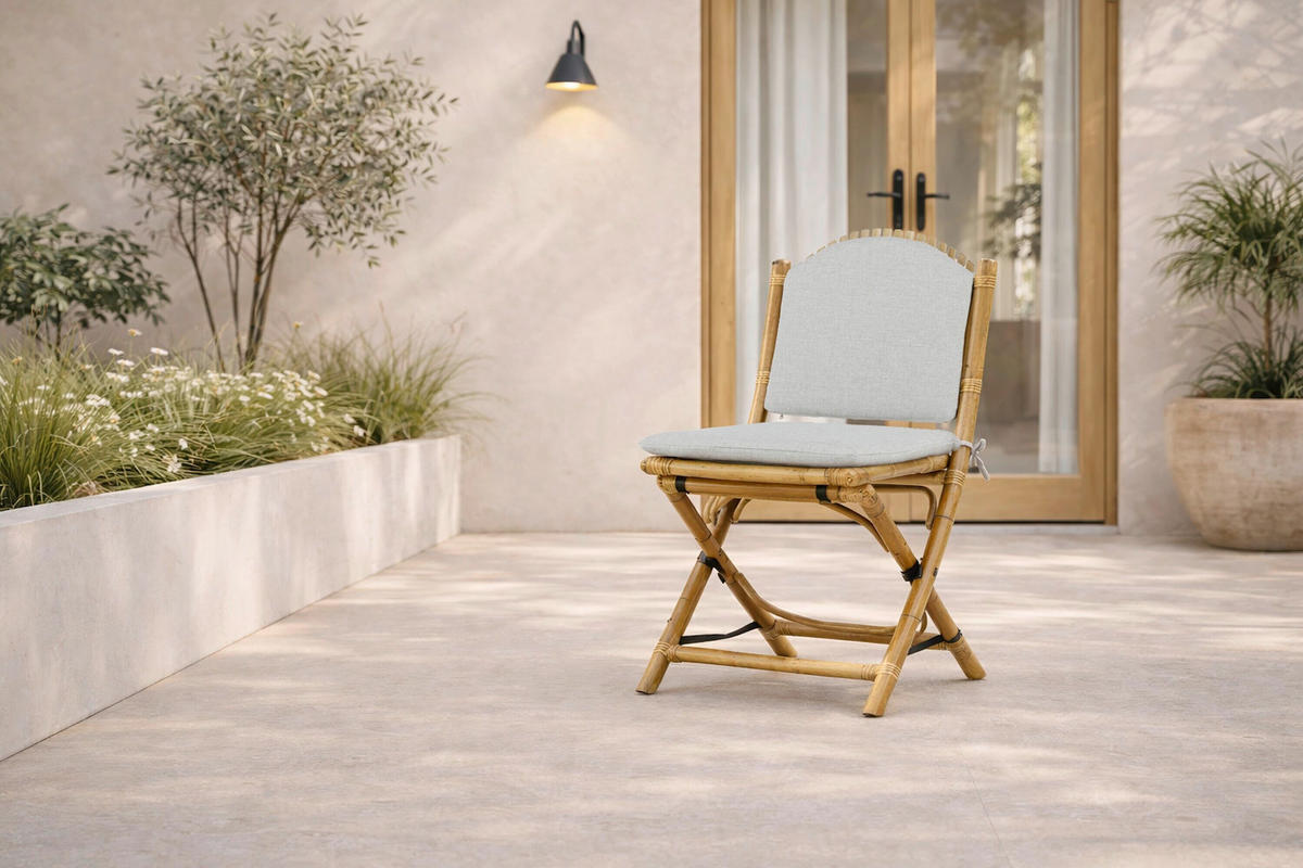 LOUNGESESSEL  - Braun/Grau, MODERN, Holz/Textil (54/93/63cm) - Gardenson