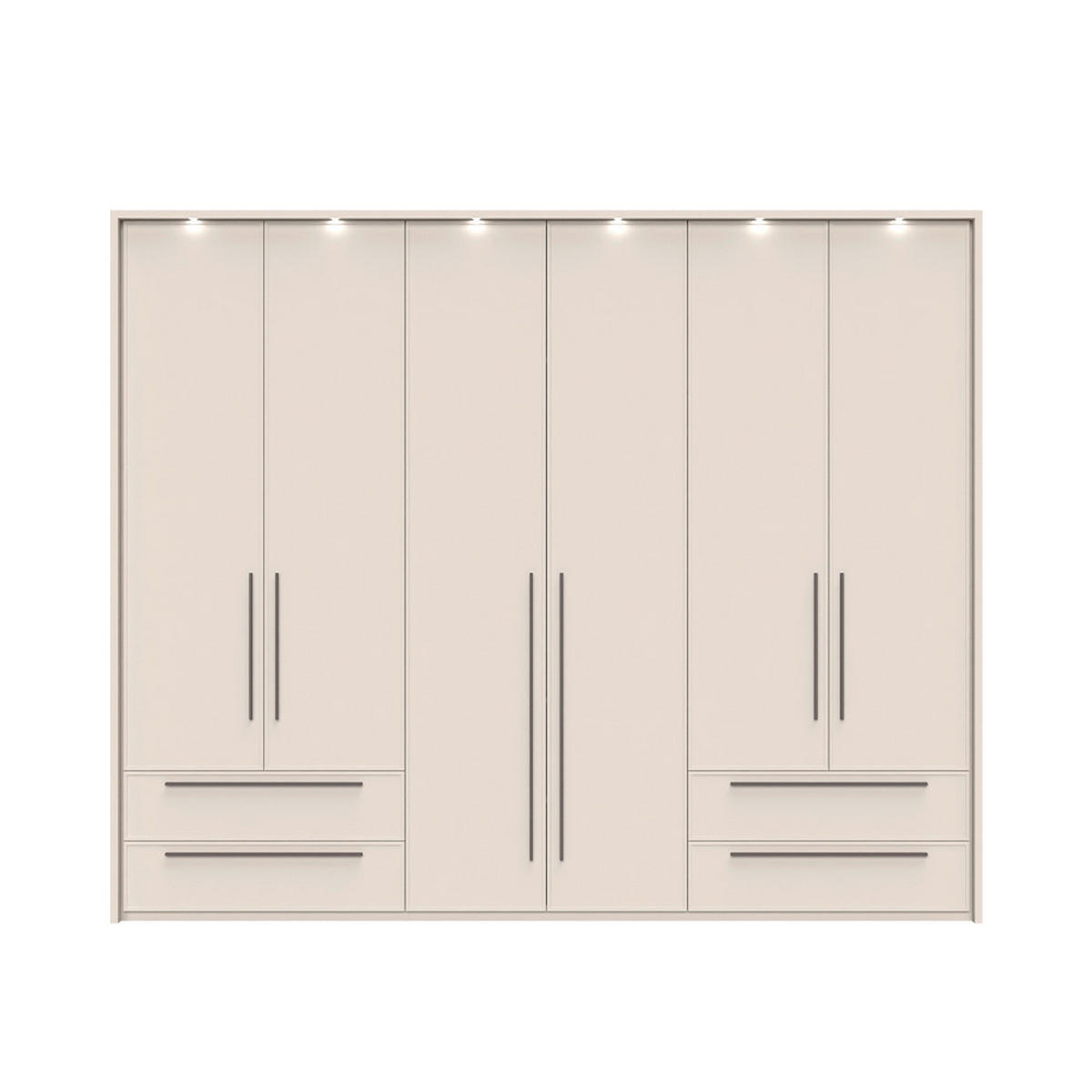 ORMAR SA KLASIČNIM VRATIMA  277/226/60 cm  - Dizajnerski, pločasti materijal (277/226/60cm)