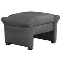 HOCKER Flachgewebe Dunkelgrau  - Dunkelgrau/Schwarz, Design, Kunststoff/Textil (79/41/57cm) - Himolla