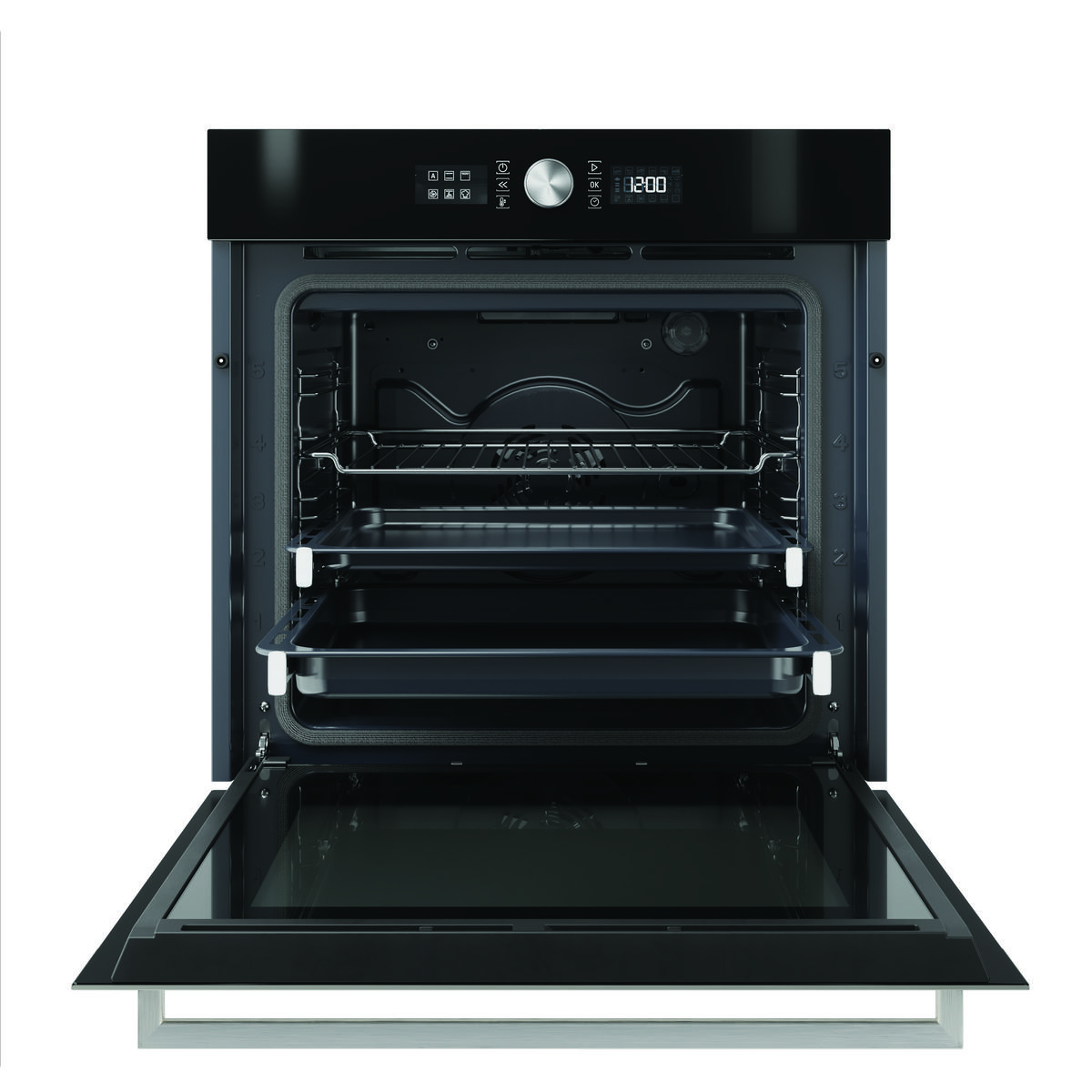 EINBAUBACKOFEN BIK5 DP8FS2 ES  - Silberfarben/Schwarz, Basics (59,5/59,5/56,4cm) - Bauknecht