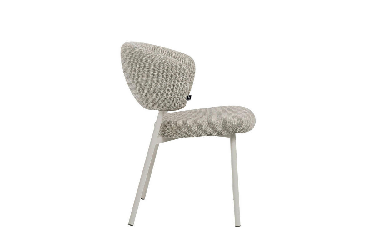 STUHL-SET 2 Stück  Webstoff  Beige  - Beige, MODERN, Textil/Metall (51/82/62cm) - MID.YOU