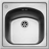 SPÜLE 100466  - Edelstahlfarben, Basics, Metall (44/44/16cm) - HKT