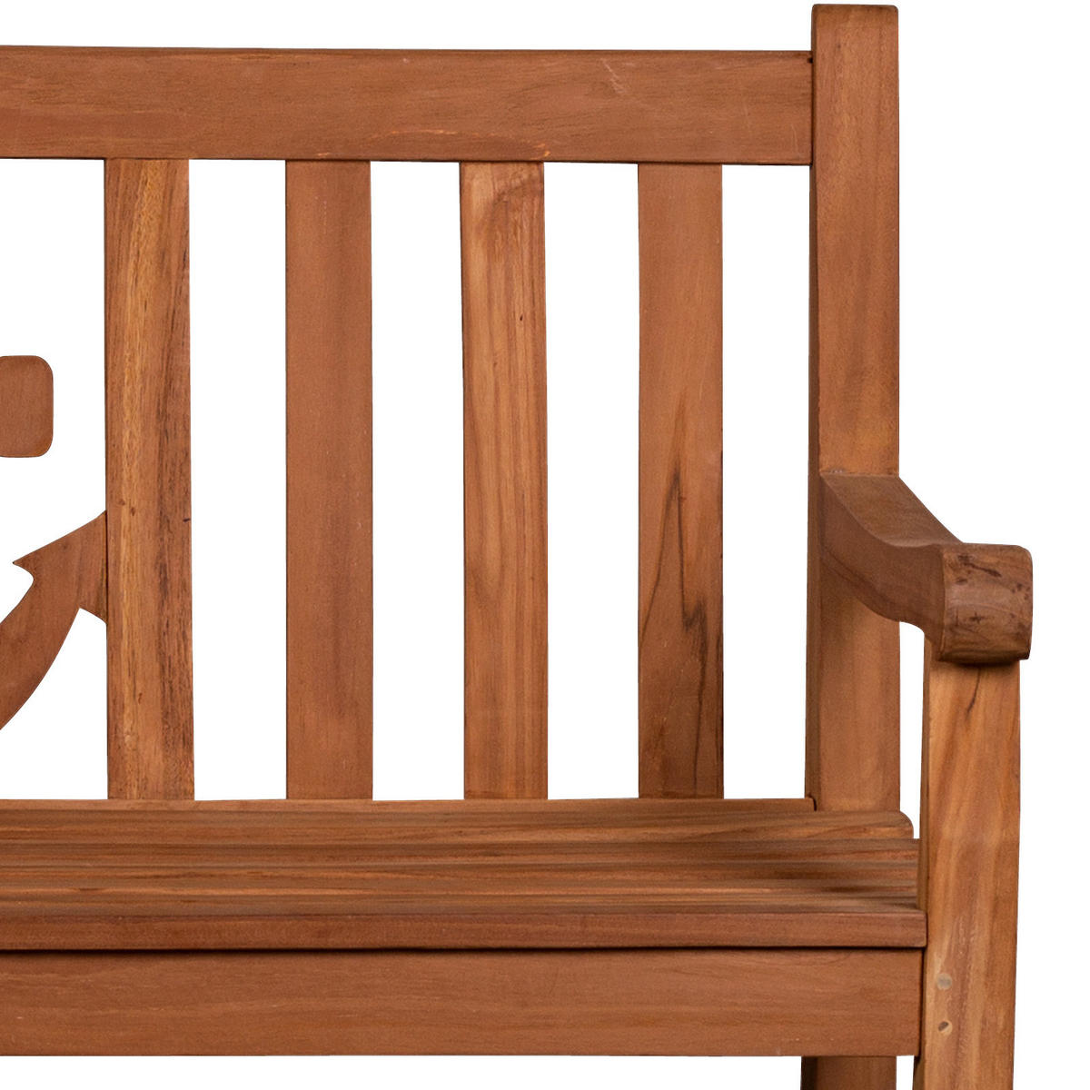 GARTENBANK 120/89/60 cm Teakholz   - Teakfarben, Basics, Holz (120/89/60cm) - Gardenson