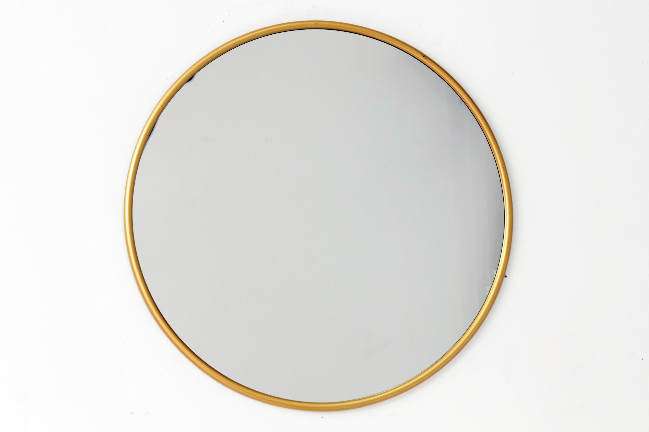 Oglindă 50/50/1 cm    - auriu, Modern, sticlă/metal (50/50/1cm)