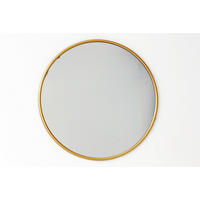 Oglindă 50/50/1 cm    - auriu, Modern, sticlă/metal (50/50/1cm)