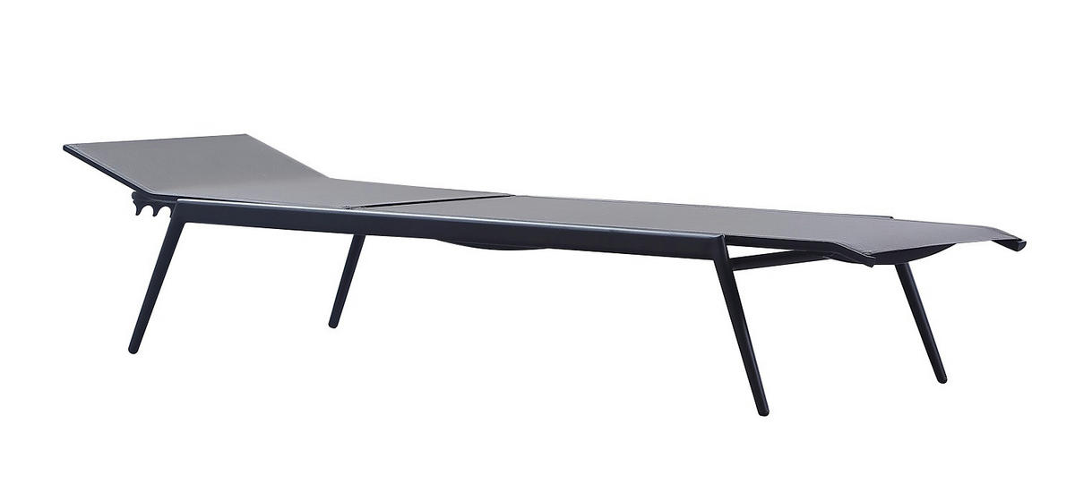 LEŽALJKA   metal, tekstil      - Moderno, metal/tekstil (190/64,5/30cm) - Amatio