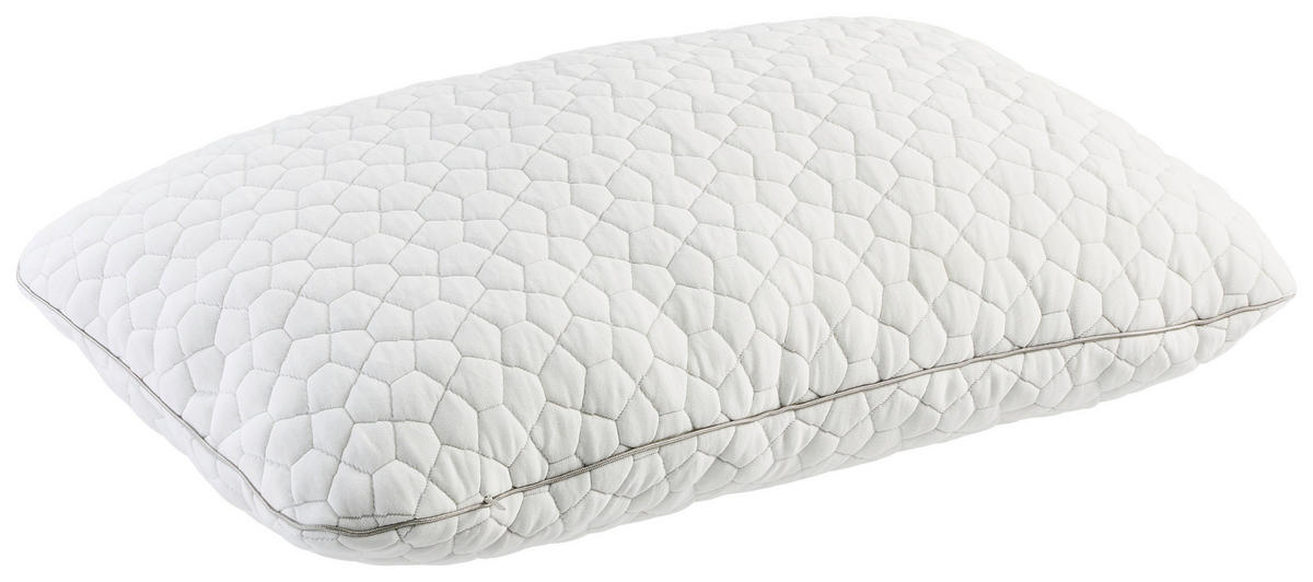 NACKENSTÜTZKISSEN  - Weiß, Textil (60/40/9cm) - Sleeptex