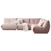 ECKSOFA in Cord Altrosa  - Altrosa, Trend, Textil (315/210cm) - Livetastic