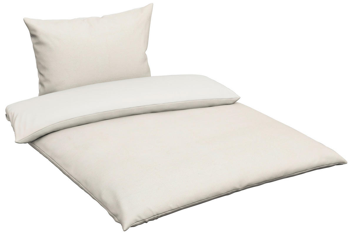 POSTEĽNÁ BIELIZEŇ - krémová, Basics, textil (140/200cm) - Novel