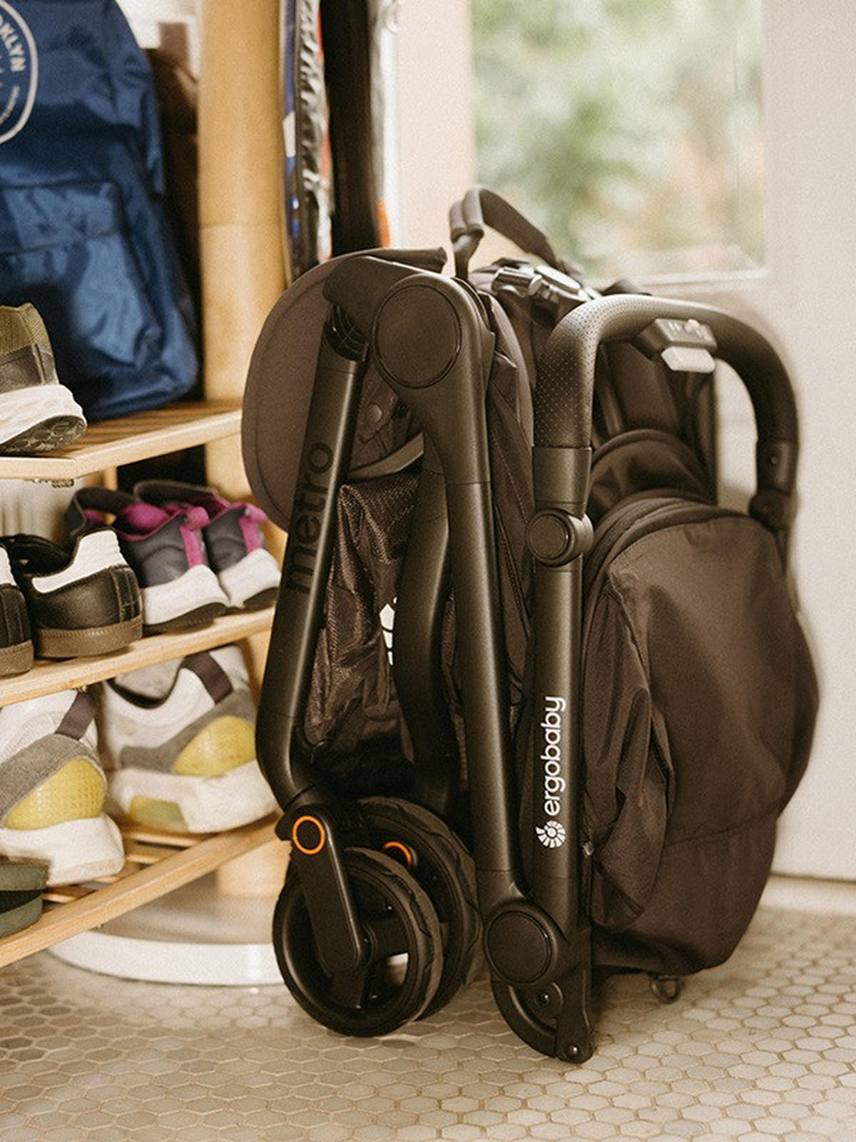 KIŠOBRAN KOLICA  METRO 3  - crna, Basics, tekstil/metal (23/44/56cm)