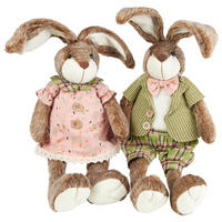 UKRASNI ZEC - pink/zelena, Osnovno, tekstil/pločasti materijal (15/46/7,5cm)