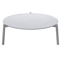 POMOĆNI STOLIĆ VRTNI   metal, keramika      - bijela, Moderno, metal/keramika (80/80/28,5cm) - Ambia Garden
