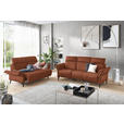 2-SITZER-SOFA in Leder Cognac  - Cognac/Schwarz, KONVENTIONELL, Leder/Metall (178/103/95cm) - Dieter Knoll