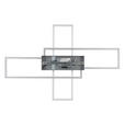 LED-DECKENLEUCHTE 82,5/55/8 cm   - Chromfarben/Silberfarben, Basics, Kunststoff/Metall (82,5/55/8cm) - Novel