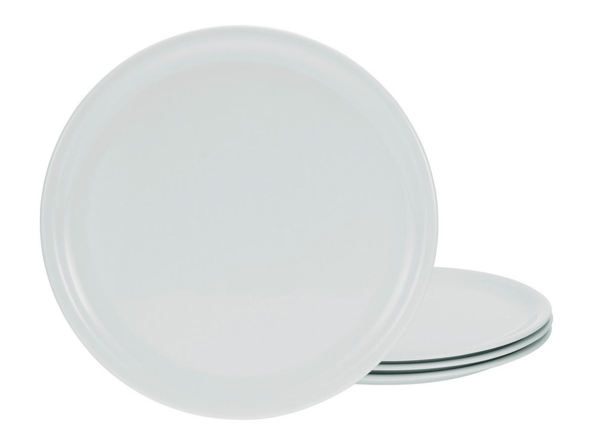 SADA TALÍŘŮ NA PIZZU, keramika, 32 cm - bílá, keramika (32cm) - Creatable