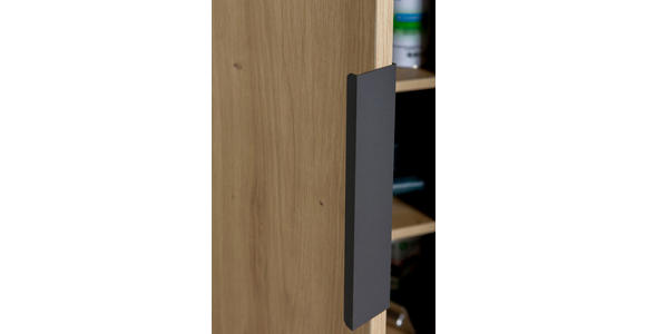 GARDEROBENSCHRANK  in 85,1/192/35,3 cm  - Schieferfarben/Anthrazit, Design, Holzwerkstoff/Kunststoff (85,1/192/35,3cm) - Carryhome