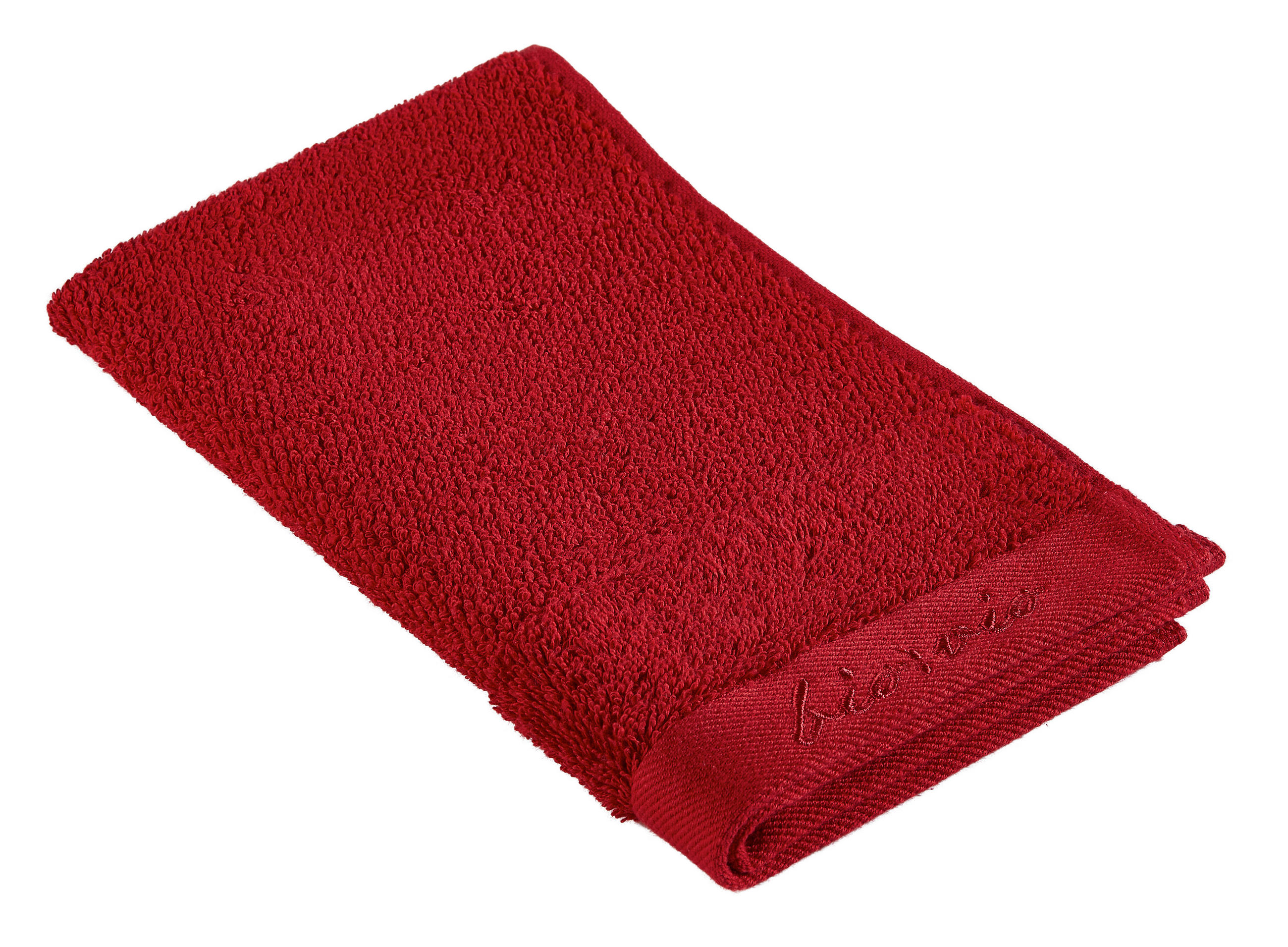 GÄSTETUCH BONITA Rot 4-teilig 30/50 cm  - Rot, Basics, Textil (30/50cm) - Bio:Vio