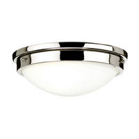 DECKENLEUCHTE Elstead Gravity 31.8/10.8  cm   - Nickelfarben, Basics, Glas/Metall (31.8/10.8 cm) - Elstead Lighting