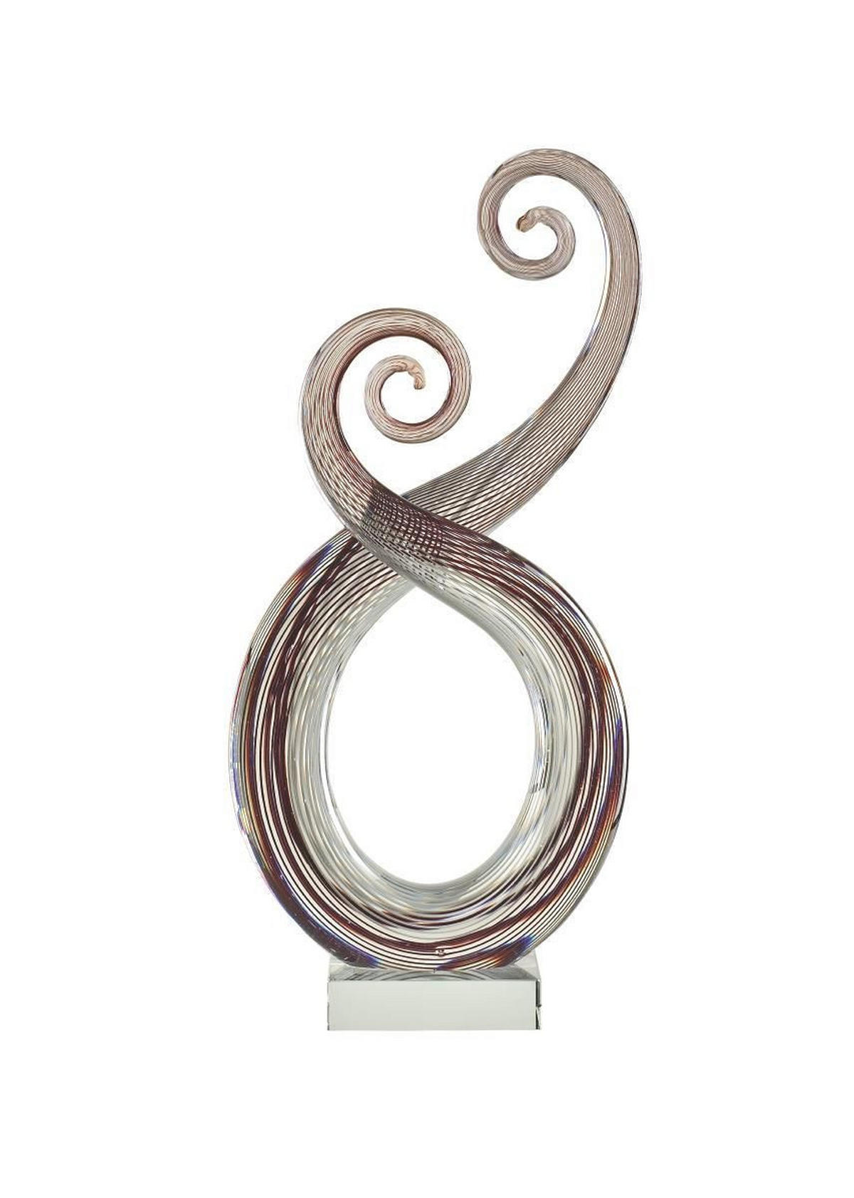 SKULPTUR - Multicolor, Basics, Glas (15/34/8cm) - Ambia Home