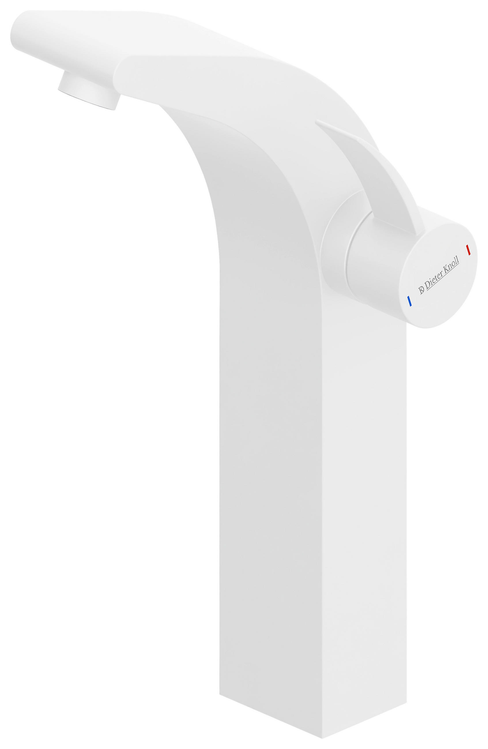 WASCHTISCHARMATUR 23/18/41 cm  - Weiß, MODERN, Metall (23/18/41cm) - Dieter Knoll