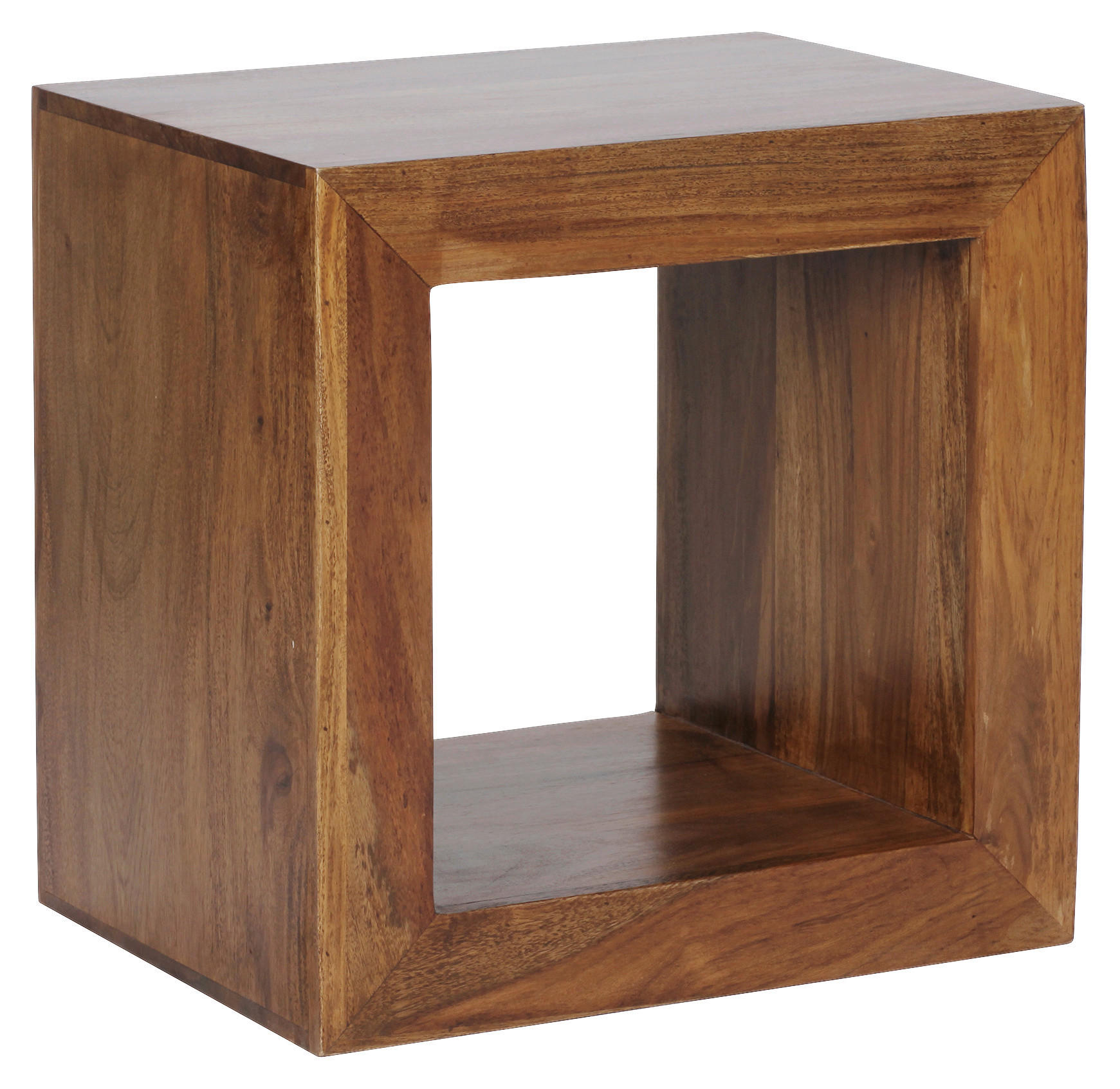 BEISTELLTISCH 44/33/44 cm Sheesham massiv Sheeshamfarben rechteckig  - Sheeshamfarben, Design, Holz (44/33/44cm) - MID.YOU