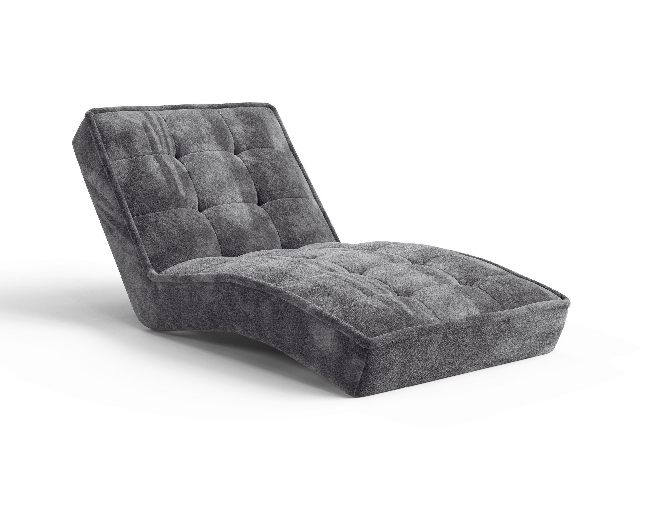 Milino Relaxliege Grau 73x79x170 cm