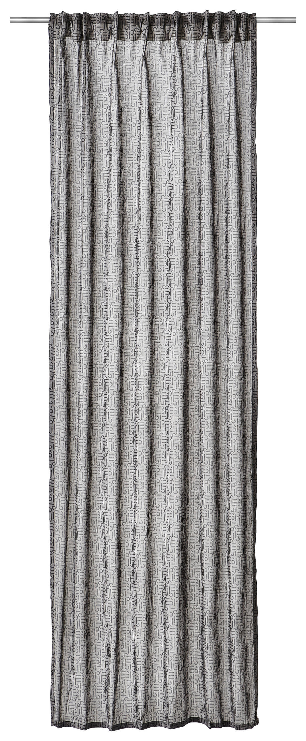 FERTIGVORHANG  transparent   130/250 cm  - Anthrazit, Basics, Textil (130/250cm) - Esprit