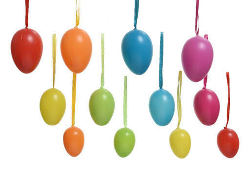 DEKORAČNÉ VAJÍČKO - Basics, plast (4/6cm)