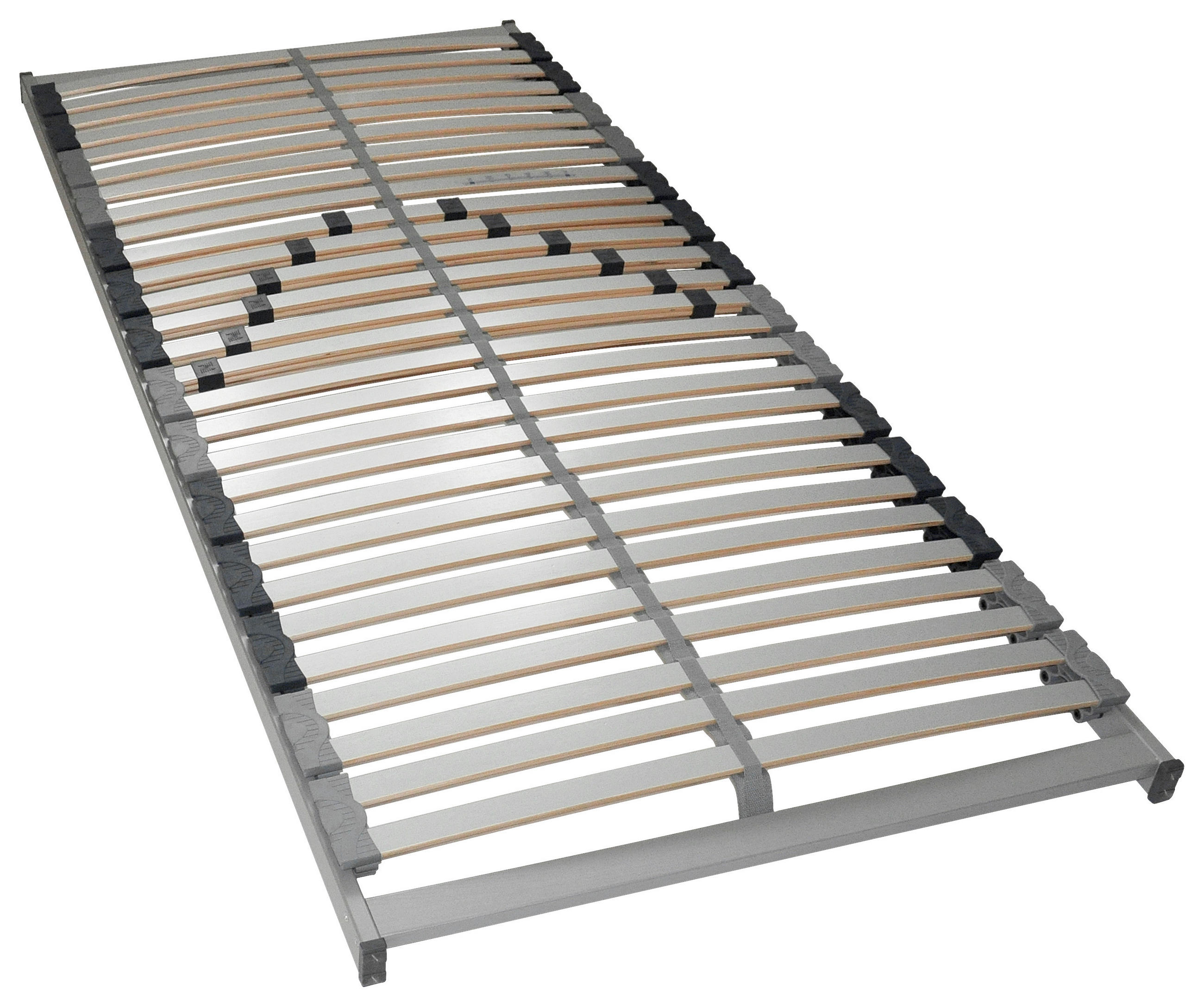 LAMELOVÝ ROŠT,  (pro rám) 90/200 cm - bílá/barvy stříbra, Basics, dřevo (90/200cm) - Dieter Knoll