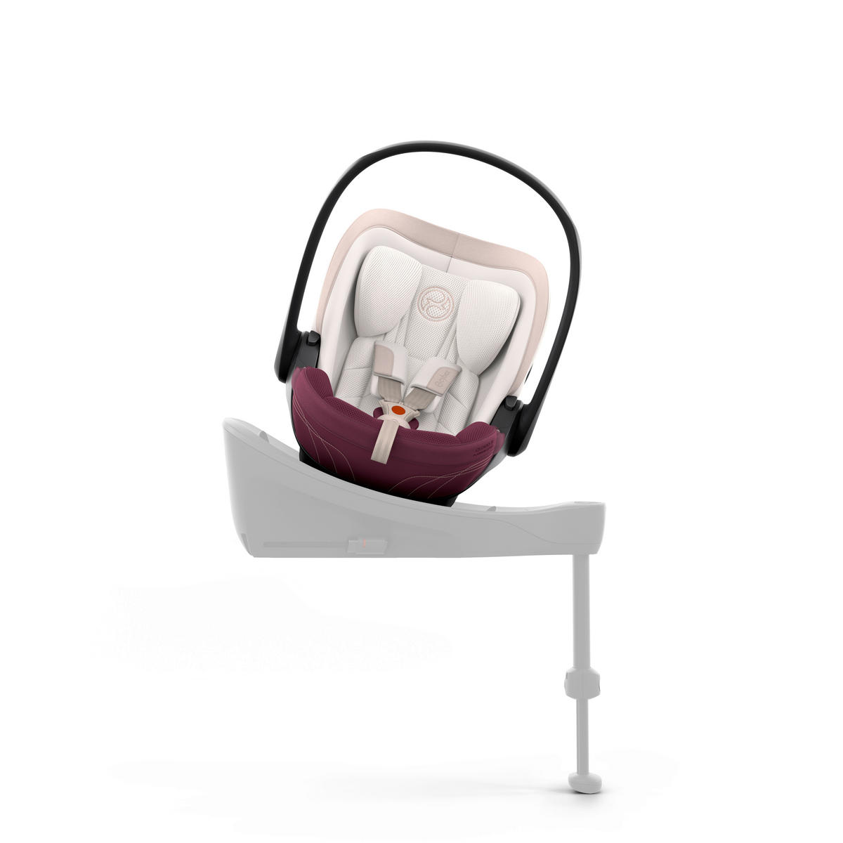 BABYSCHALE  Cloud S Style Quartz Pink  - Dunkelrosa, Basics, Kunststoff/Textil (72/44/37,5cm) - cybex PLATINUM