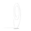 LED-STEHLEUCHTE  50,00/175,0/22,00 cm   - Weiß, Design, Kunststoff/Metall (50,00/175,0/22,00cm) - Cinque