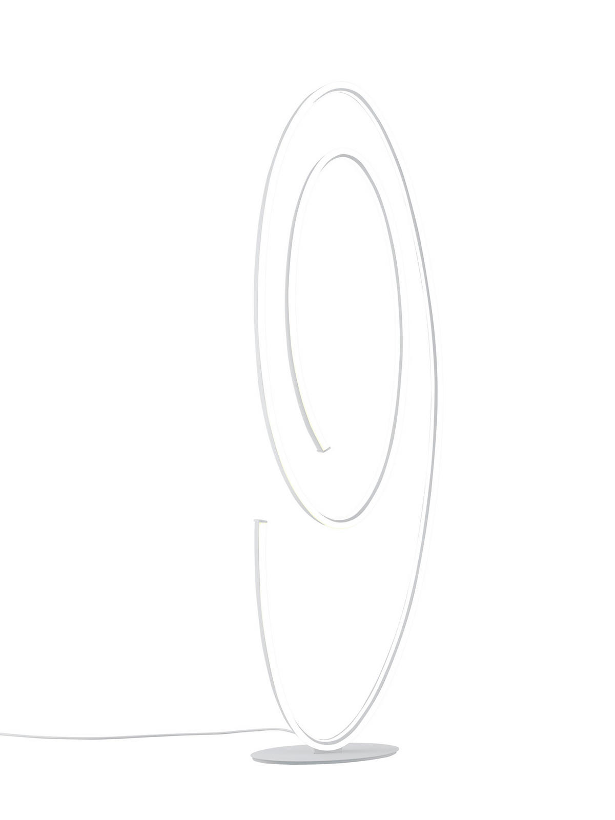 LED-STEHLEUCHTE  50,00/175,0/22,00 cm   - Weiß, Design, Kunststoff/Metall (50,00/175,0/22,00cm) - Cinque