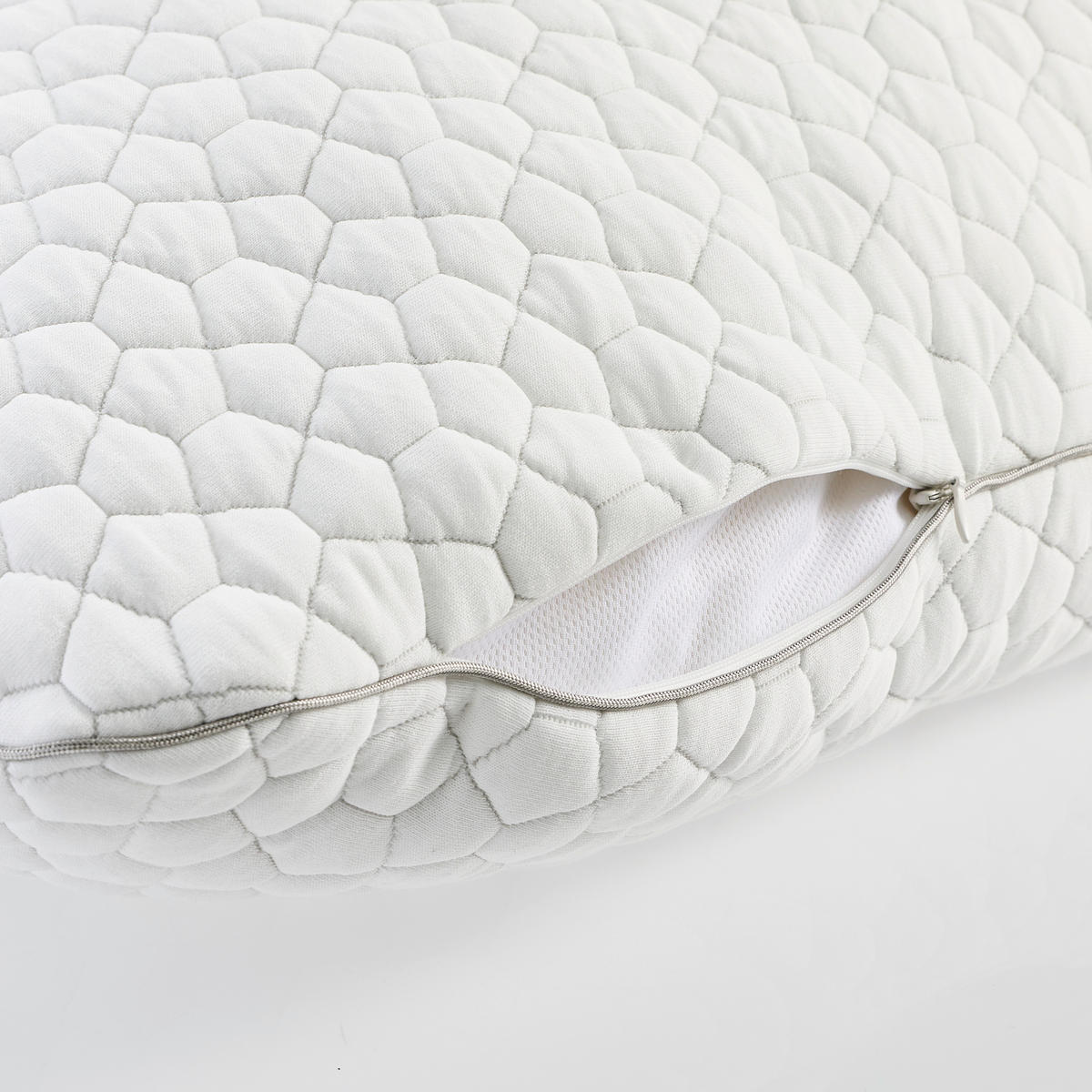 NACKENSTÜTZKISSEN  - Weiß, Textil (60/40/9cm) - Sleeptex