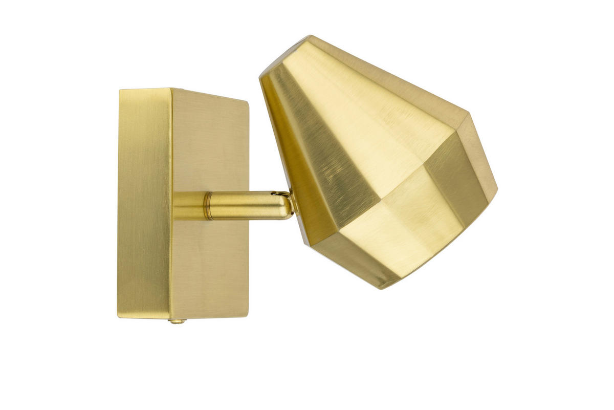 WANDLEUCHTE 15/10/13 cm  - Messingfarben, Trend, Metall (15/10/13cm) - Collett's Monde