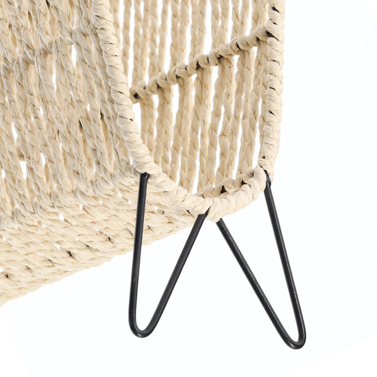 ZEITUNGSSTÄNDER 38/30/15 cm  - Naturfarben, Basics, Textil/Metall (38/30/15cm) - Zeller Present