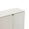 HIGHBOARD  in 80/103/35 cm  - Seidengrau, Design, Holzwerkstoff/Metall (80/103/35cm) - Xora