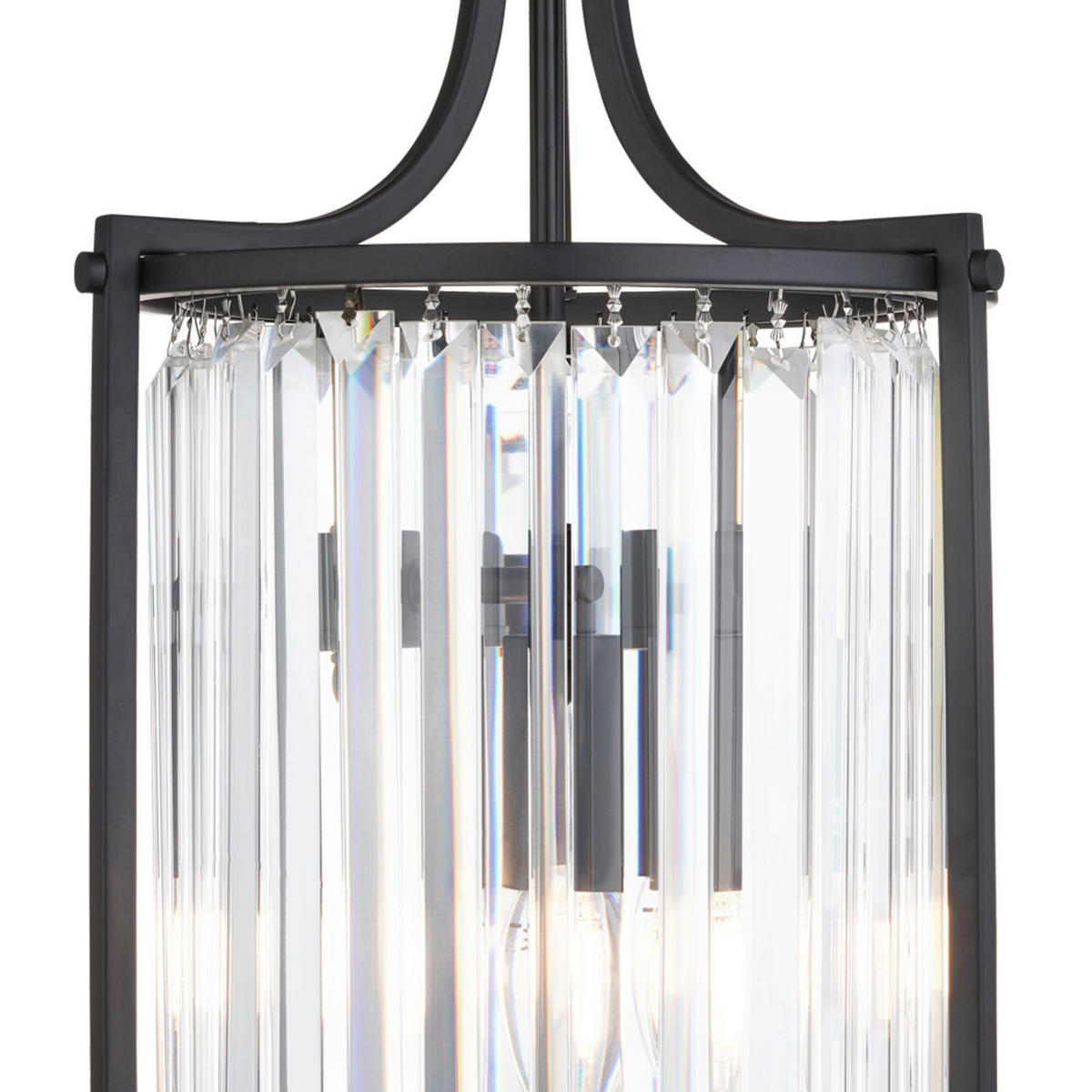 KRISTALNA VISEĆA SVJETILJKA  26/150 cm      Victoria  - crna, Design, staklo/metal (26/150cm)