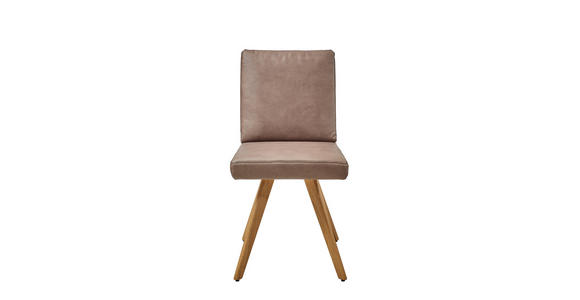 STUHL in Holz, Textil Eichefarben, Hellbraun - Hellbraun/Eichefarben, Design, Holz/Textil (46/94/58cm) - Dieter Knoll