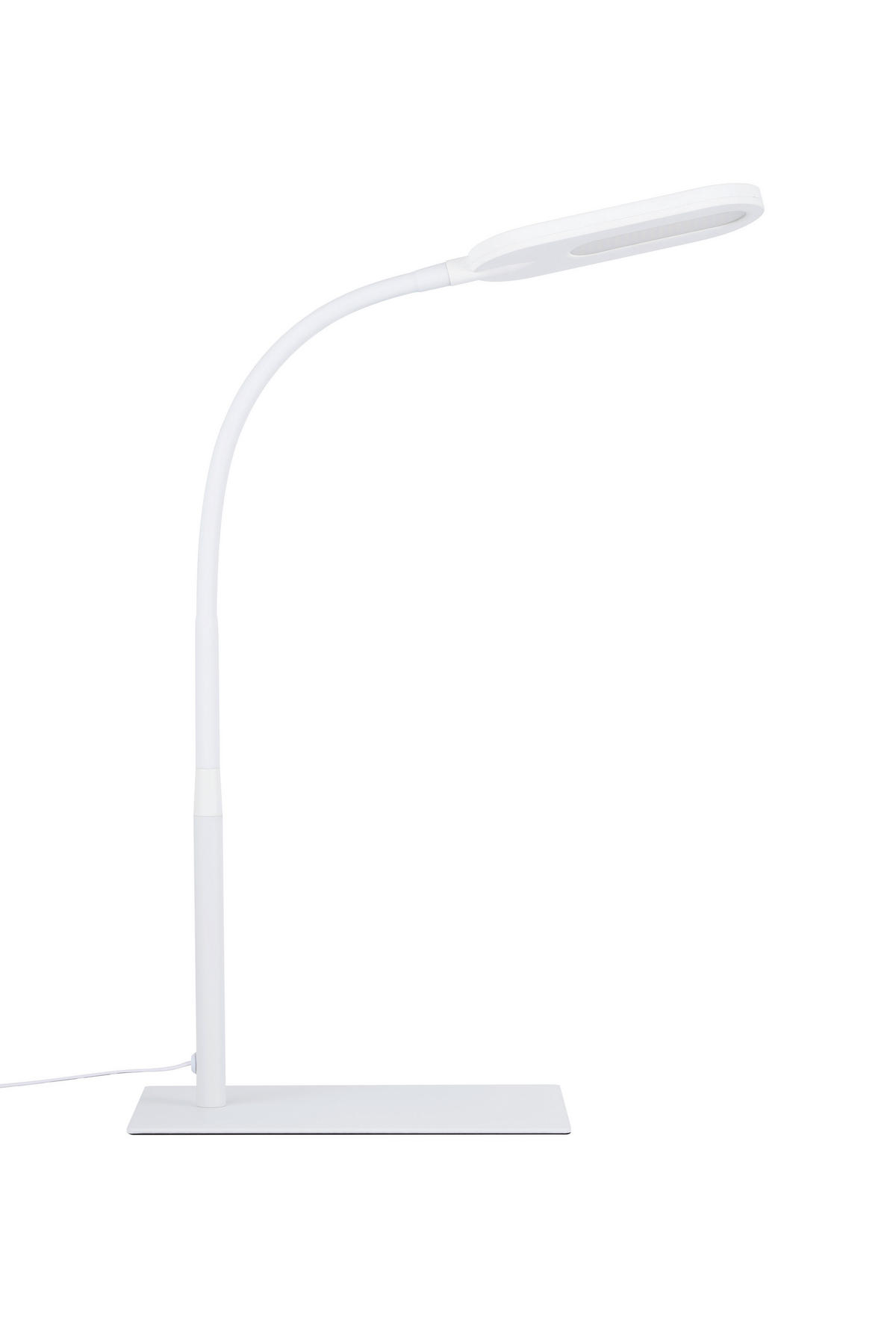 LED-TISCHLEUCHTE - Weiss, Basics, Kunststoff/Metall (37,5/15/43,5cm) - Novel